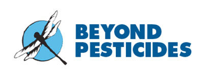 Beyond Pesticides logo featuring a dragonfly